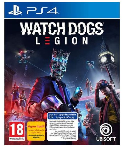  Watch Dogs Legion - PlayStation 4 Standard Edition : Ubisoft:  Video Games