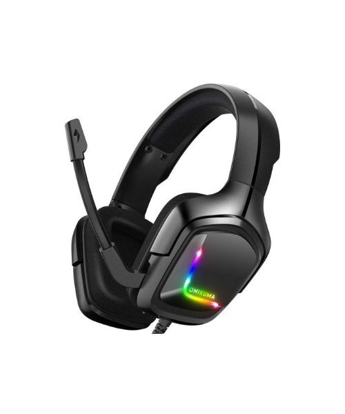 Onikuma K20 Wired Headset For All Over Ear - Black