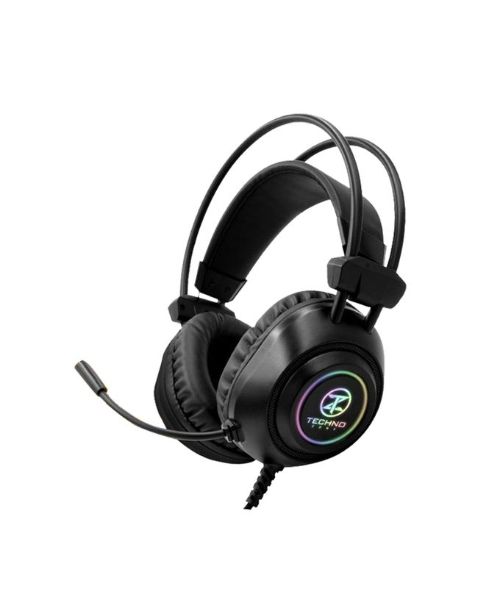 Techno Zone K35 Wired Headset For All Over Ear - Black