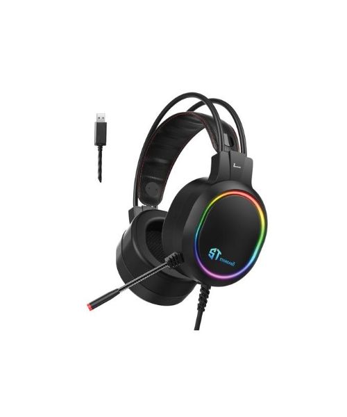 Standard Gm-09 Wired Headset For All Over Ear - Black 