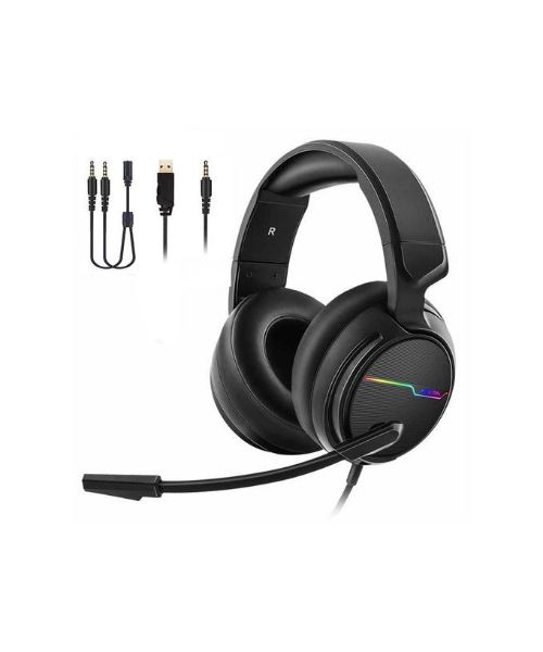 Xiberia V20 Wired Headset For All Over Ear - Black