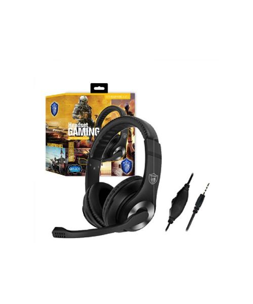  Gm-004 Wired Headset For All Over Ear - Black