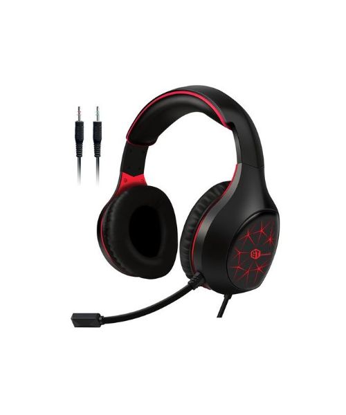 Standard Gm-3502R Wired Headset For All Over Ear - Red 