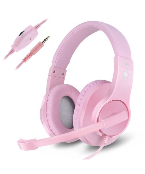 Butfulake Sl-300 Wired Headset For All Over Ear - Pink