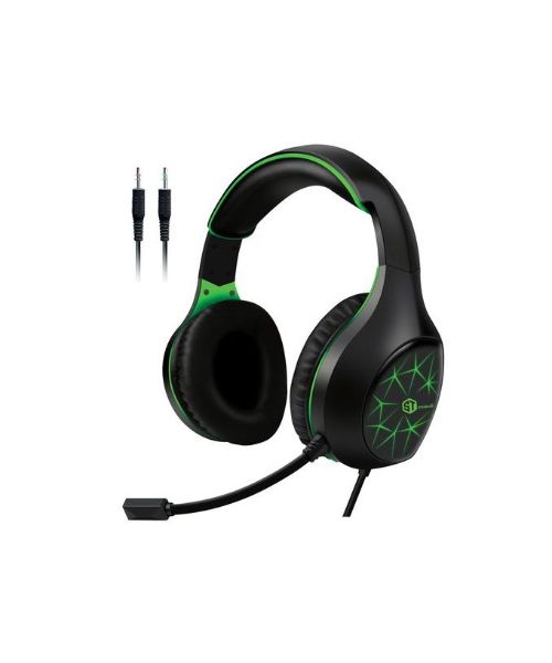 Standard Gm-3502G Wired Headset For All Over Ear - Green 
