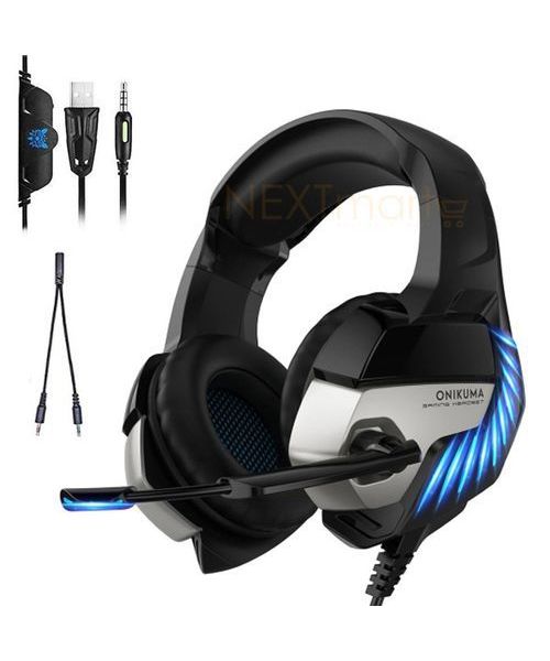 Onikuma Wireless Headphone For Gaming Consoles Over Ear - Black