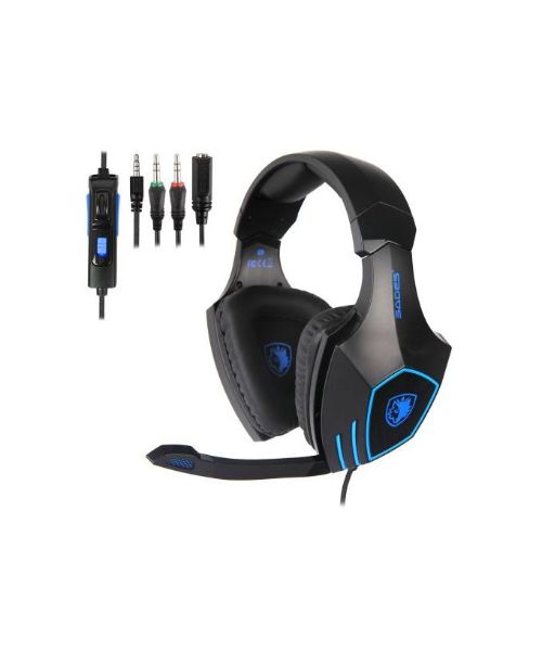 Sades SA819 Wireless Headphone For Gaming Consoles Over Ear - Black