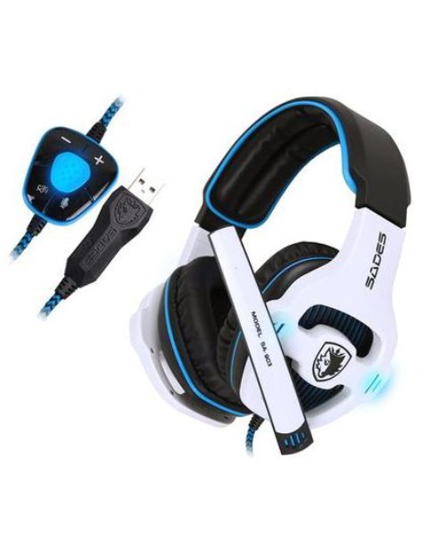 instinct regelmatig rollen Sades SA - 903 Wireless Headphone For Gaming Consoles Over Ear - White