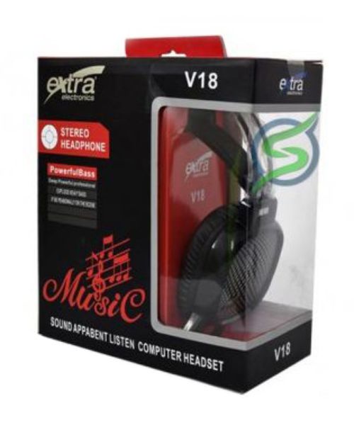 Extra Wireless Headphone For Gaming Consoles Over Ear - Black