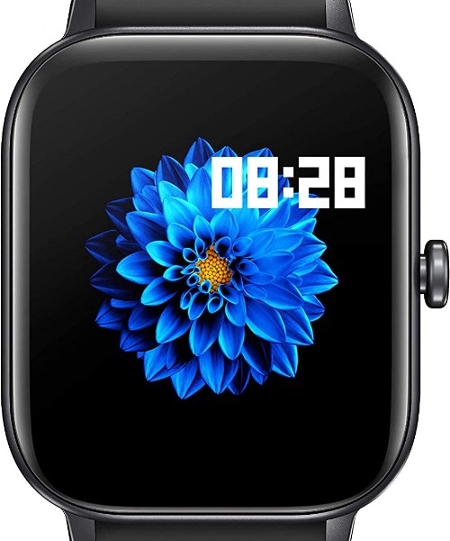 Riversong Sw09 Smart Watches Android Touch Screen Digital 1.33 Inches Shape Rectangular - Black