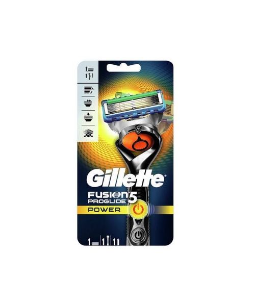 Gillette Fusion 5 Pro Glide Power Razor With Flex ball Technology And Razor