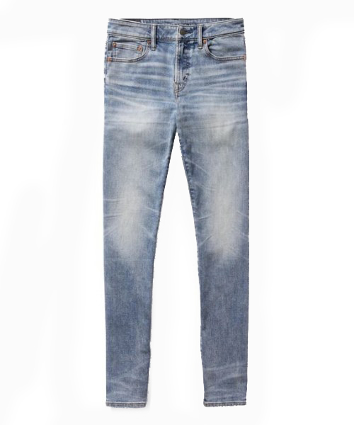 Light wash skinny American eagle jeans