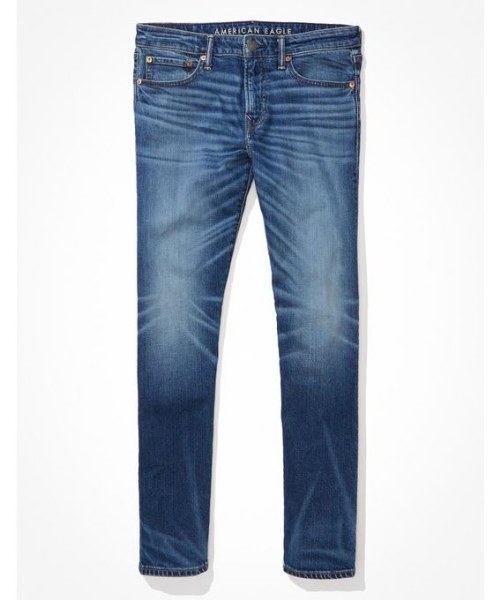 American Eagle Flex Straight Jeans Pant For Men - Blue