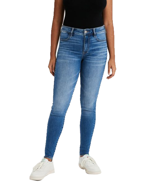 American Eagle Women's The Everything Pocket Blue High Waisted
