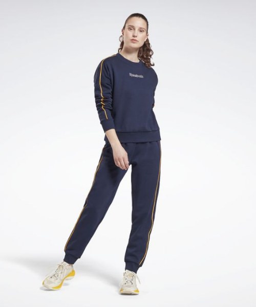 Reebok Lifestyle Piping Full Sleeve Round Neck Track suit Set of 2