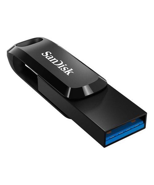 Sandisk Sdddc3-032G-G46 Ultra Dual Drive Go Flash Memory With Two Ports USB 3.1 And Type C 32 GB - Black