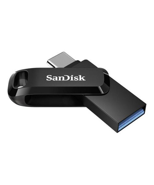 Sandisk Sdddc3-512G-G46 Ultra Dual Drive Go Flash Memory With Two Ports USB 3.0 And Type C 512 GB - Black