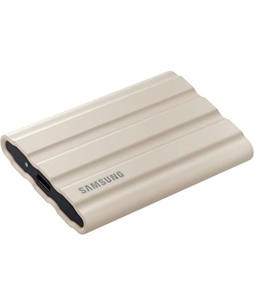 Samsung Mu-Pe2T0K 2TB T7 Shield Portable External SSD - Beige