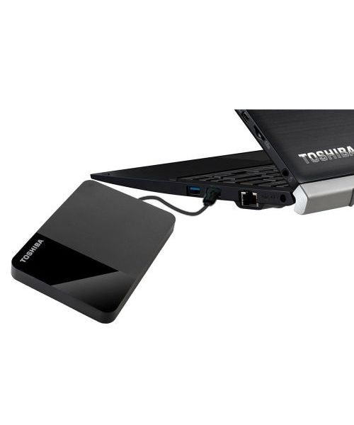 Toshiba Dtp320 2TB Canvio Advance Portable External Hard Disk - Black