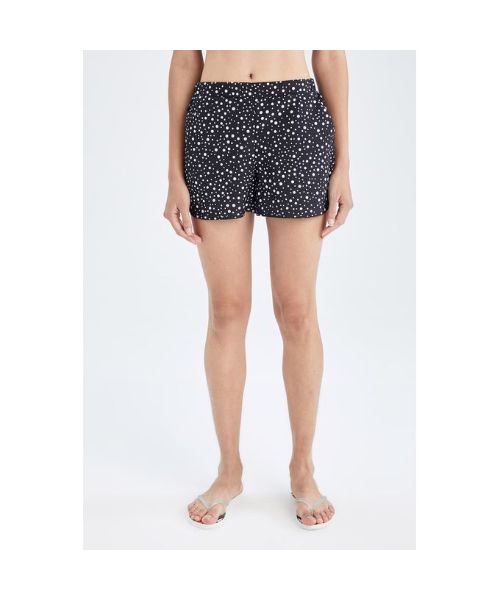 Defacto Casual Short Straight For Women - Black
