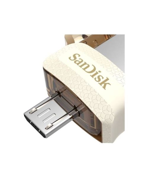 Sandisk Ultra Dual Drive SDDD3-032G-G46W 32GB USB 3.0 Flash Memory - Beige