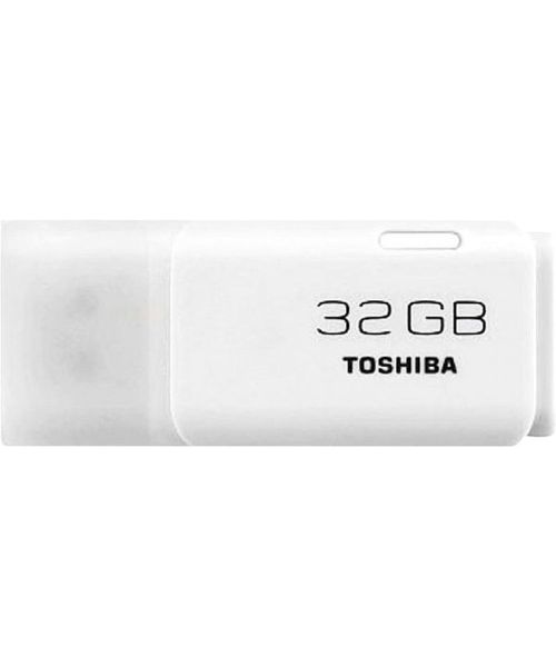 Toshiba 32GB USB 2.0 Flash Memory - White