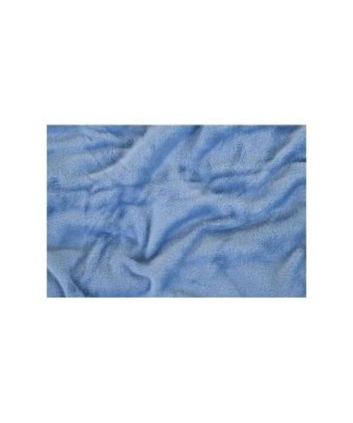 بطانية دفاية ناعمة ساده مايكروفايبر من مينترا - ازرق فاتح 220×180سم