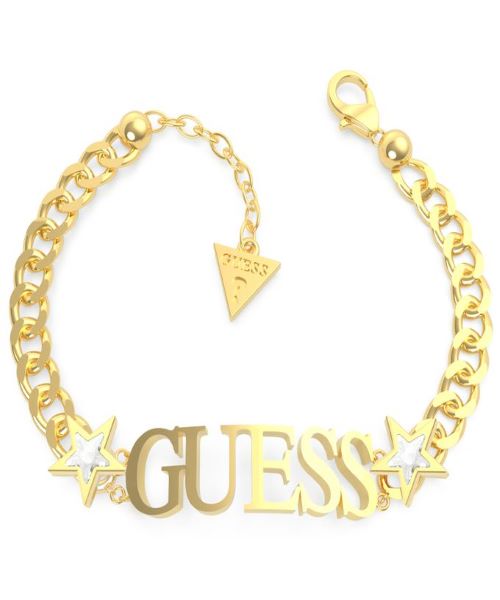 Guess A Star Is Born Stainless Steel Chain Bracelets Women - Gold UBB70076