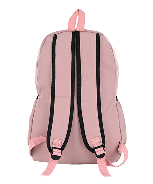 Plain pink outlet backpack