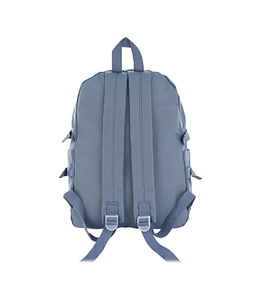  Fashion Backpacks Mixed Material Girls Backpack - Baby Blue