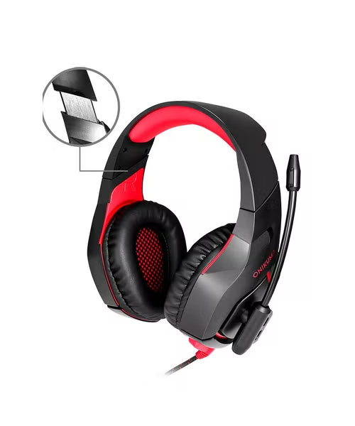 Onikuma gaming headset cheap red