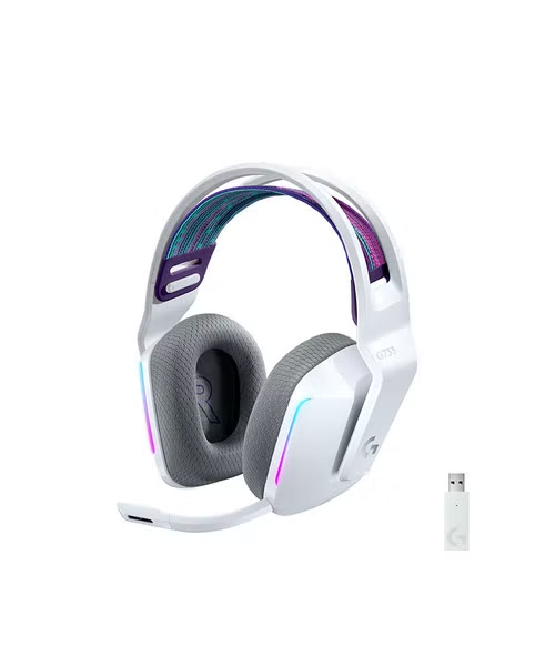 Logitech Headphone Wireless With Microphone For Gaming 981-000883 - White