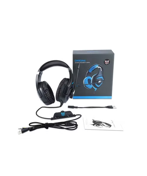 Onikuma Headphone Wired With Microphone For Ps4 Ps5 K1B Pro - Black