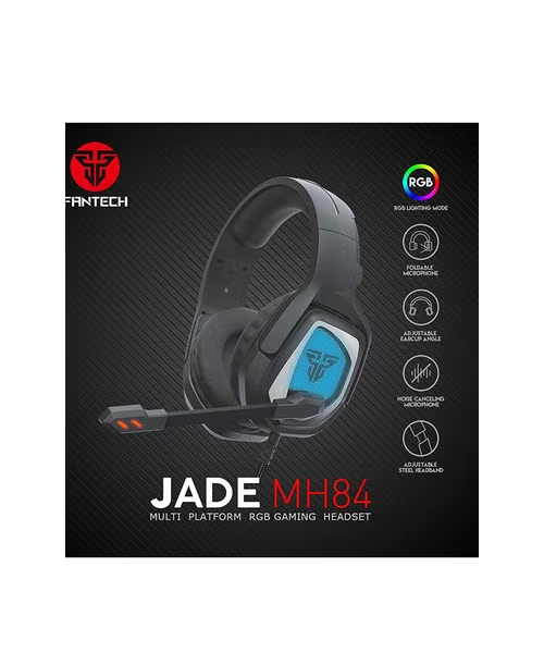 Fantech Gaming Headset Wired With Microphone MH84 -  Black