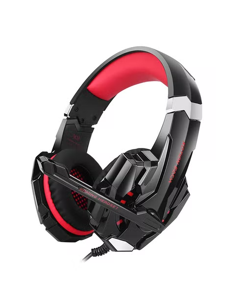 Kotion Each Gaming Headset Wired With Microphone - Black/Red