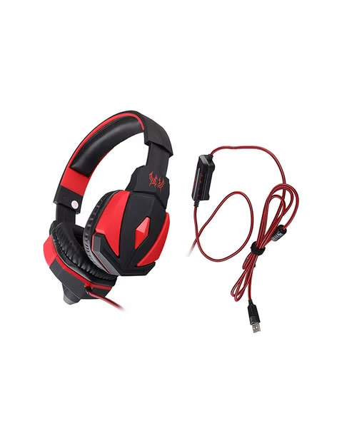 Kotion Each Gaming Headset Wired With Microphone y293 -  Black & Red