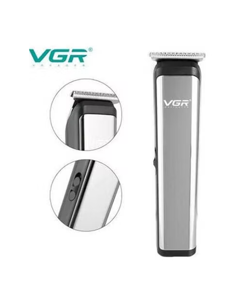 VGR V-180 Dry Rechargeable Professional Clipper And Trimmer For Men - Silver