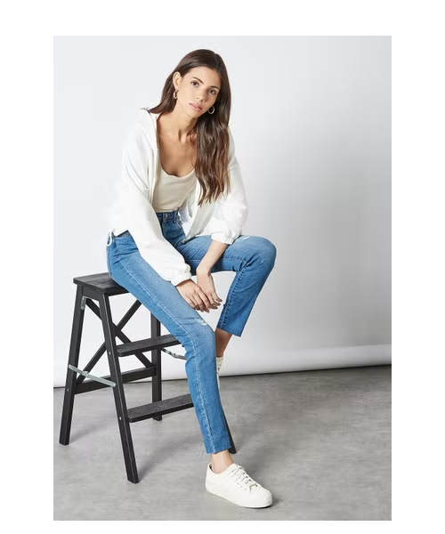 ventilation Af Gud fornuft Vero Moda Tanya Ripped Skinny High Waist Casual Jeans For Women - Blue