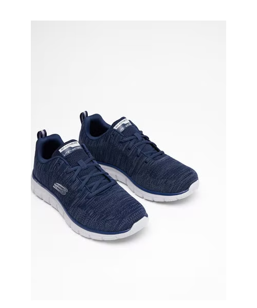 SKECHERS Running With A Tie Rubber Sports Shoes For Men - Navy
