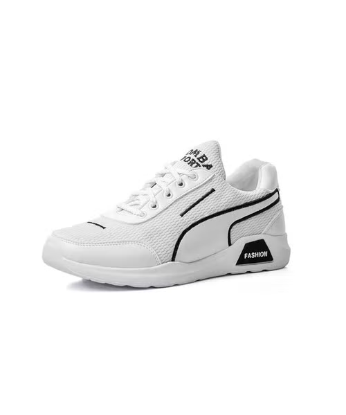Romba Running Rubber Sports Shoes For Men - White