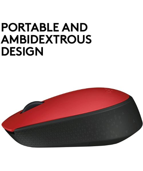 LOGITECH MOUSE WIRELESS M171 RED