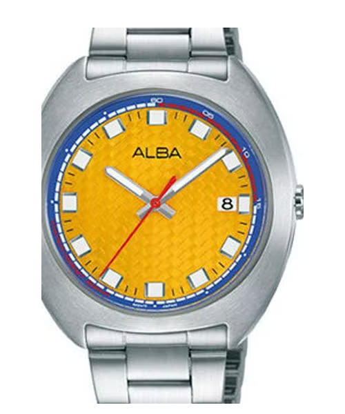 Alba AS9K85X Stainless Steel Analog Round 43 mm Casual Watch For Men - Silver