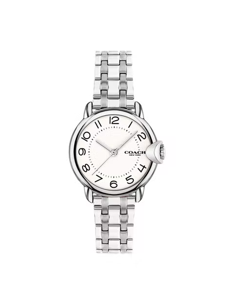 Coach 14503601 Stainless Steel Round 28 mm Hand Watch for Women