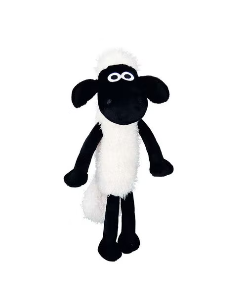 Trixie Plush Shaun The Sheep Teddy Bear For Kids - Black White 28 cm