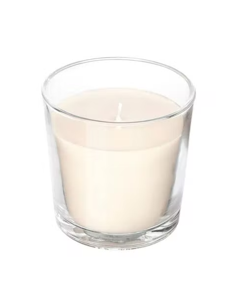 Sinnlig Vanilla And Waffle Scented In A Glass Cup Candle - Beige