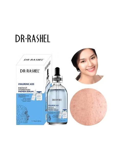 DR. RASHEL Hyaluronic Acid Instant Hydration Primer Serum Clear Liquid All Skin Types - 100ml