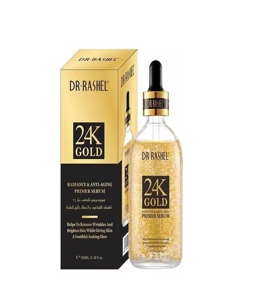DR. RASHEL 24K Gold Radiance Anti Aging Premier Serum Liquid All Skin Types - 100ml