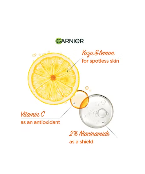 Garnier Skin Active Fast Bright 30x Vitamin C Serum Anti Dark Spot Liquid Normal - 30ml