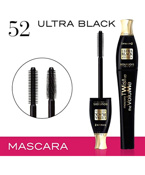 Bourjois Ultra Black Twist Up The Volume Mascara - Black 