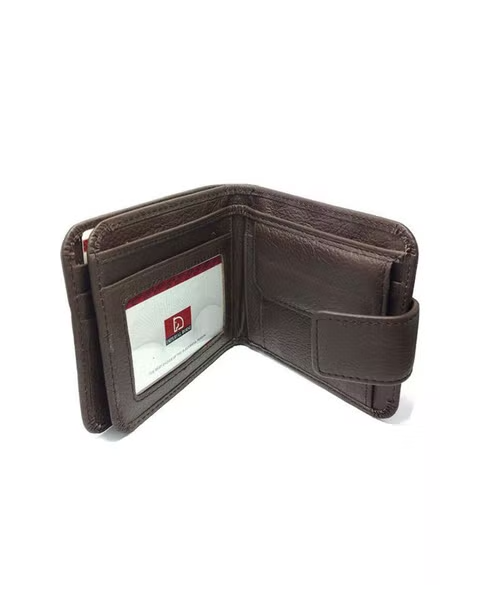 Imperial Horse Pockets Casual Leather Capsule Wallet For Men - Brown